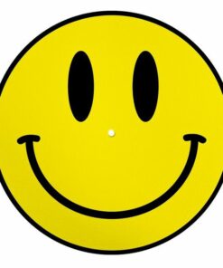 Yellow acid face turntable slipmat