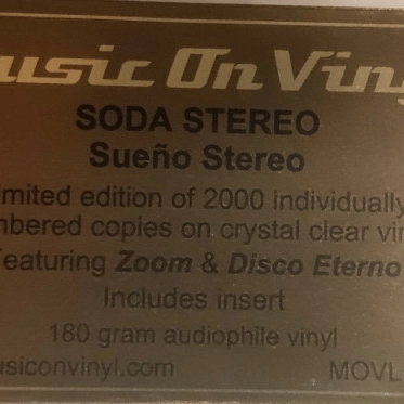 Soda Stereo Sueño Stereo